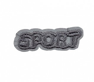 Термоаппликация "Sport" светоотражающий 38х12мм LA573